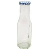 Glass Water Bottles Kilner Hexagonal Twist Top Water Bottle 0.25L