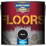 Johnstones Semi-glossies Paint Johnstones - Floor Paint Black 0.75L