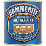 Hammerite Direct to Rust Hammered Effect Metal Paint Gold 0.75L