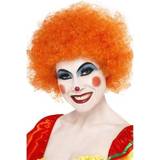 Circus & Clowns Short Wigs Fancy Dress Smiffys Orange Crazy Clown Wig