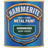 Metal Paint Hammerite Direct to Rust Smooth Effect Metal Paint Green 5L