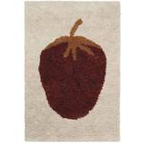 Red Rugs Kid's Room Ferm Living Fruiticana Tufted Strawberry Rug 47.2x70.9"
