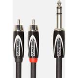 RCA Cables - Round Roland 6.3mm-2RCA 3m