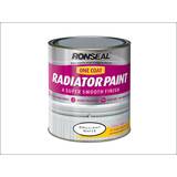 Ronseal Radiator Paints - Satin Ronseal One Coat Radiator Paint White 0.75L