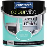 Johnstones Colour Vibe Ceiling Paint, Wall Paint Miami Mint 2.5L
