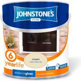Johnstones Off-white Paint Johnstones Weatherguard 6 Year Exterior Gloss Metal Paint Cream 2.5L