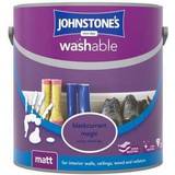 Johnstones Washable Matt Wall Paint, Ceiling Paint Purple 2.5L