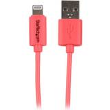 Pink - USB Cable Cables StarTech USB A - Lightning 1m