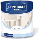 Johnstones Metal Paint - White Johnstones Non Drip Gloss Metal Paint, Wood Paint Brilliant White 2.5L