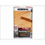 Ronseal Brown - Outdoor Use Paint Ronseal Ultimate Protection Decking Oil Cedar 5L
