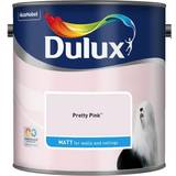 Pink Paint Dulux Matt Wall Paint, Ceiling Paint Pink 2.5L