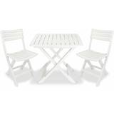 Foldable Bistro Sets Garden & Outdoor Furniture vidaXL 43581 Bistro Set, 1 Table incl. 2 Chairs