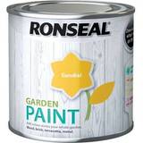 Ronseal Yellow Paint Ronseal Garden Wood Paint Sundial 0.75L