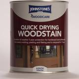 Johnstones Brown - Outdoor Use Paint Johnstones Woodcare Quick Drying Woodstain Oak 0.75L