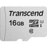 16 GB Memory Cards Transcend 300S microSDHC Class 10 UHS-I U1 95/45MB/s 16GB