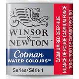 Red Water Colours Winsor & Newton Cotman Water Colours Red Half Pan