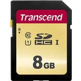 8 GB - SDHC Memory Cards Transcend 500S SDHC Class 10 UHS-I U1 95/60MB/s 8GB