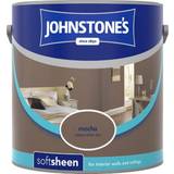 Johnstones Brown - Ceiling Paints Johnstones Soft Sheen Ceiling Paint, Wall Paint Brown 2.5L