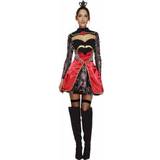 Fairytale Fancy Dresses Smiffys Fever Queen of Hearts Costume with Dress