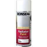 Ronseal Radiator Paints - Satin Ronseal One Coat Radiator Paint White 0.4L