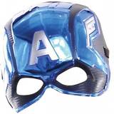 Cartoons & Animation Half Masks Rubies Captain America Standalone Mask