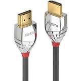 Grey - HDMI Cables Lindy Cromo Line HDMI-HDMI 5m