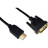 DVI Cables - Male - Male Cables Direct HDMI - DVI-D Single Link 2m