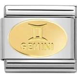 Nomination Composable Classic Link with Gemini Symbol Charm - Silver/Gold