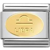 Nomination Composable Classic Link with Libra Symbol Charm - Silver/Gold