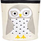 3 Sprouts Small Storage 3 Sprouts Snowy Owl Storage Bin