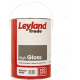 Leyland Trade High Gloss Wood Paint Brilliant White 5L