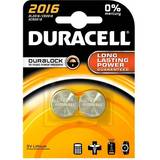 Duracell Batteries - Button Cell Batteries Batteries & Chargers Duracell CR2016 2-pack
