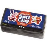 Soft Clay Basic Black 500g