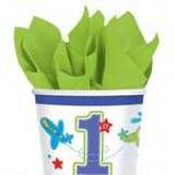 Amscan Paper Cup All Aboard Birthday 266ml 8-pack