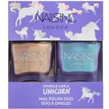 Long-lasting Gift Boxes & Sets Nails Inc Sparkle Like a Unicorn Nail Polish Duo 2-pack