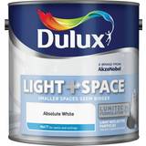Dulux Wall Paints - White Dulux Light + Space Matt Wall Paint Absolute White 2.5L