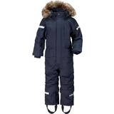 Reinforced Knees Snowsuits Didriksons Björnen Kid's Coverall - Navy (501845-039)