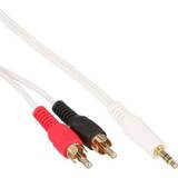 RCA Cables - White InLine Gold 2RCA - 3.5mm 5m