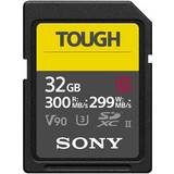 Sony Memory Cards Sony Tough SDHC Class 10 UHS-II U3 V90 300/299MB/s 32GB