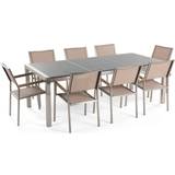 Beliani Grosseto Patio Dining Set, 1 Table incl. 8 Chairs