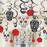 Amscan Swirl Day Of The Dead 30-pack