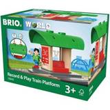 Train Track Extensions on sale BRIO Record & Play Train Platform 33840