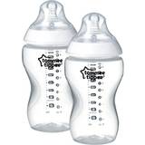 Tommee tippee 340ml bottles Tommee Tippee Closer to Nature Clear Bottles 340ml 2-pack