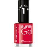 Red Gel Polishes Rimmel Super Gel Nail Polish #045 Flmenco Beach 12ml