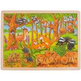 Goki Classic Jigsaw Puzzles Goki Baby Animals in the Forest 48 Pieces