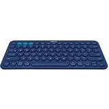 Blue Keyboards Logitech K380 Multi-Device Bluetooth (French)