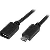 USB Cable - USB Micro-B-USB Micro-B Cables StarTech USB Micro-B - USB Micro-B M-F 0.5m
