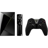 Hard Drive Built-In Media Players Nvidia Shield TV 16GB - Remote and controller