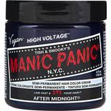 Blue Semi-Permanent Hair Dyes Manic Panic Classic High Voltage After Midnight 118ml