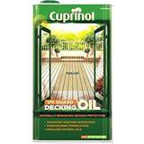 Cuprinol Brown Paint Cuprinol UV Guard Decking Oil Oak 2.5L